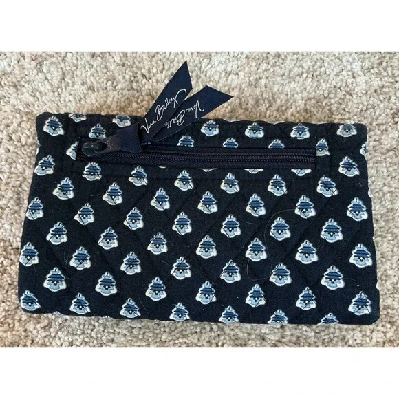 Vera Bradley Retired Nantucket Navy Quilted Trifold Wallet EUC - Picture 2 of 4